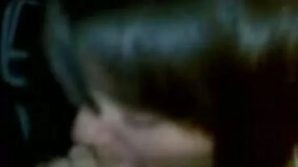 Amateur cute young hottie did her best while sucking my buddy in his car