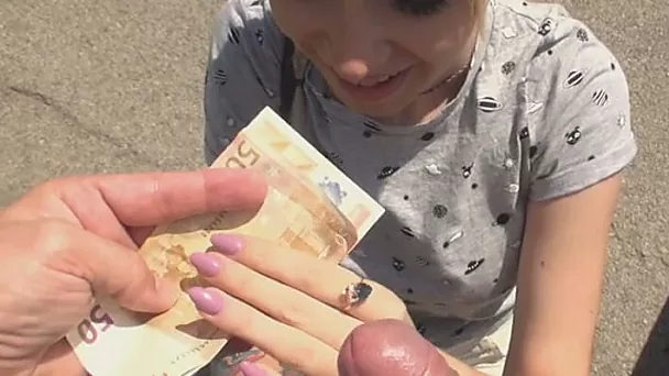 Busty teen needs cash fast