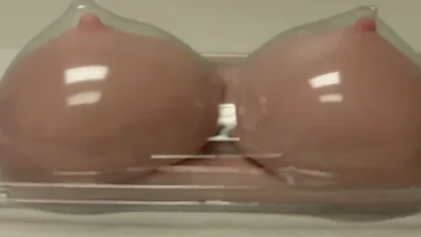 My favorite sex toy - realistic juicy tits