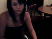 Slutty brunette nympho masturbates for me on her webcam