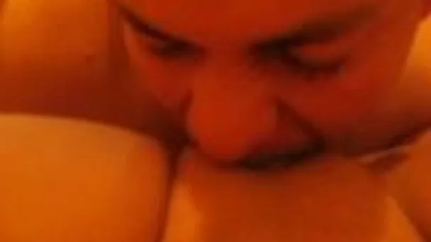 Eating wet tasty pussy of my girl Jeanette before we fuck missionary style