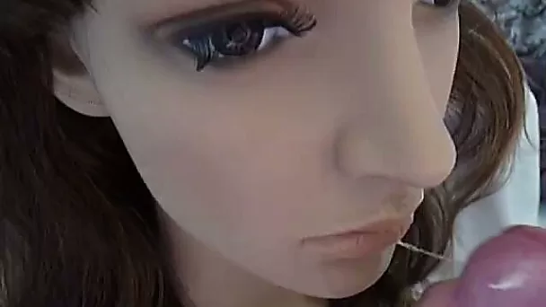 I jerked off on mannequin and shot fat facial cumshot