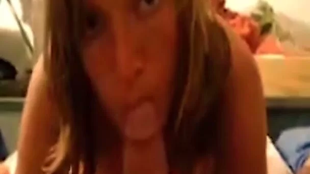 Alluring charming light haired cowgirl of my friend loves riding him