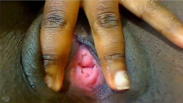 Watch my wet pussy. Close up homemade video by one ebony girlfriend