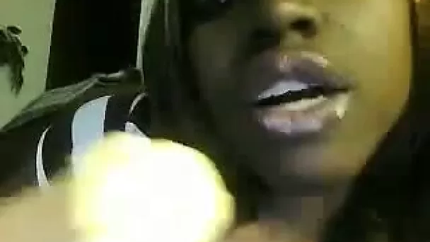 Black girl and ice cream homemade sex video