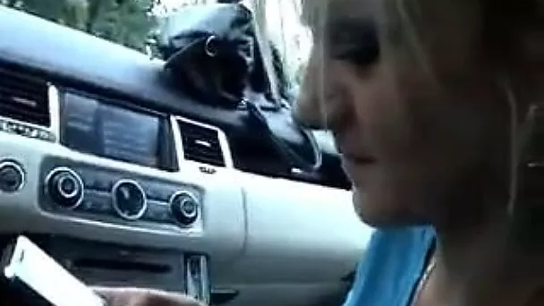 Me and my girlfriend Senza are having fun in the car