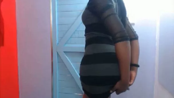 One glance at her big black booty and you'll want to worship it all day