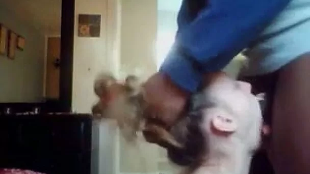 You can tell this whore is hungry for black cock and she loves to deepthroat