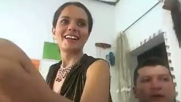 Real amateur wife with big Latina ass loves fucking mad on webcam