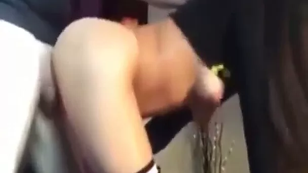 Pallid big breasted bitch has nothing against brutal doggy style sex