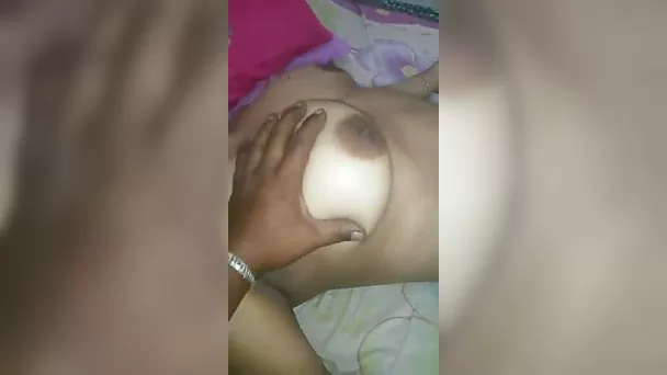 My wife's tits are perfect for groping and I really love how big they are