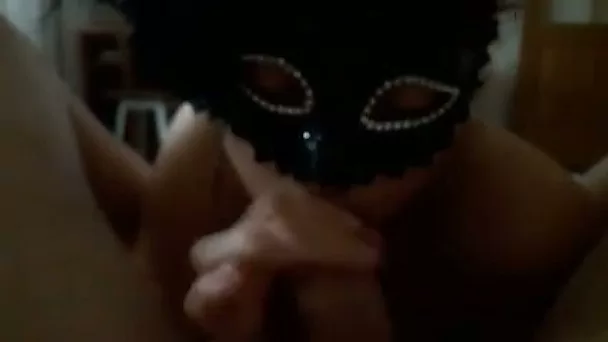 Based off of the videos I've watched this slut is really into giving head