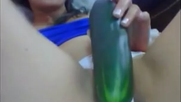 Her online viewers are always watching her and this camgirl loves organic toys