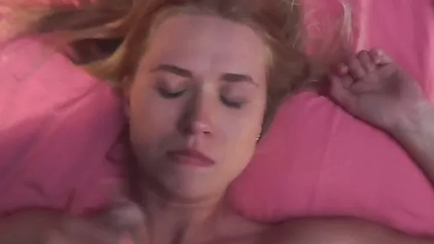 Cum hungry bright blonde babe does her best during awesome oral sex