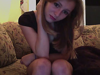 This wanton webcam teen loves to masturbate with foreign objects