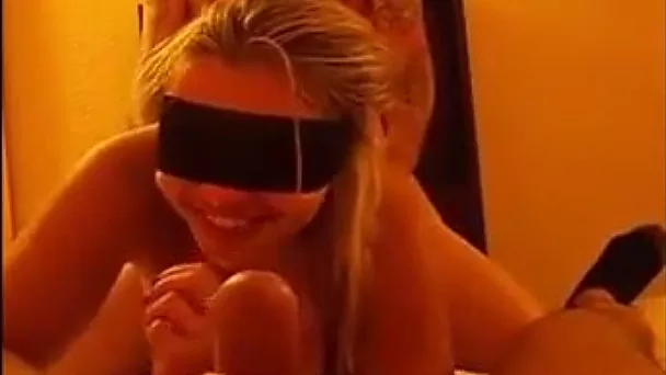 Wonderful Brazilian blond haired babe is banged by two strong dudes