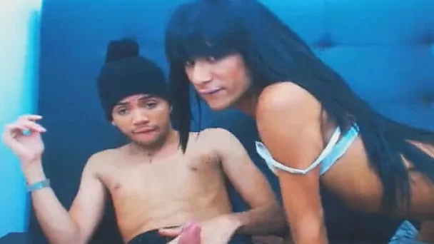 Horny Couple Tranny Pleasure Both Cock and Ass