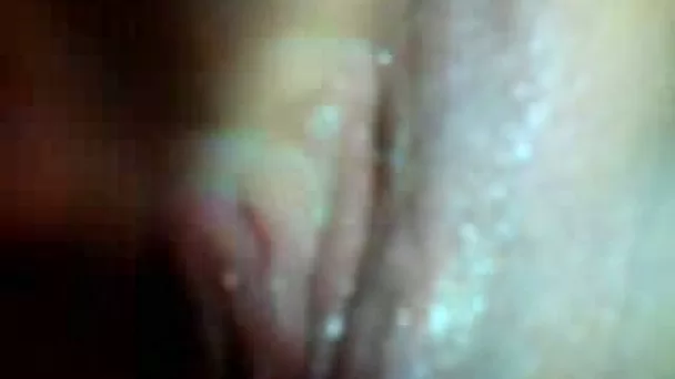 Dripping wet cunt of my boo soaks with juices on close up video