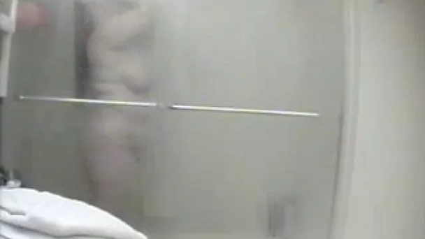 Fat mature slut from my block takes shower all naked