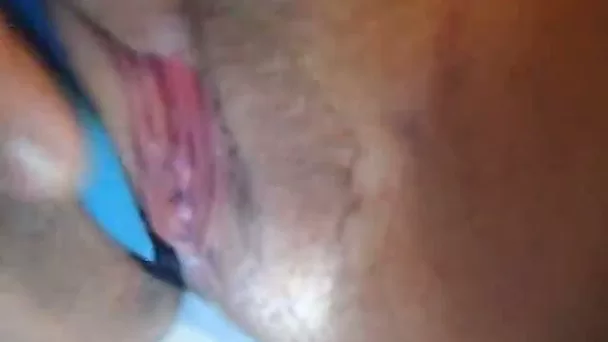 Sassy brunette nerdy GF gives me some head before I play with her muff