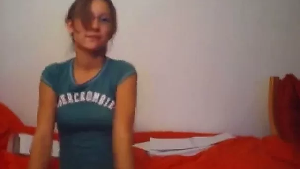 Sport wonk dancing and striping on a camera