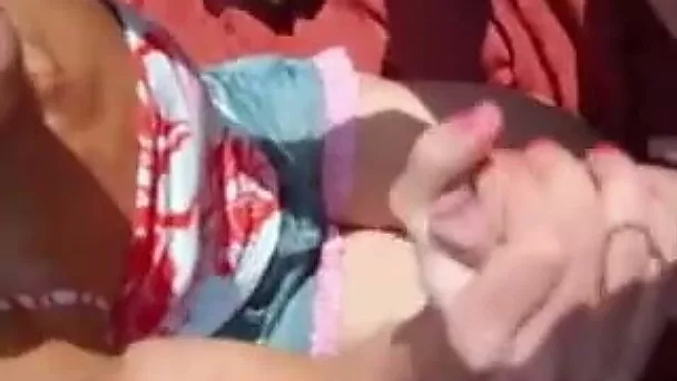 Lovely blonde college girlfriend outdoors sucking dick