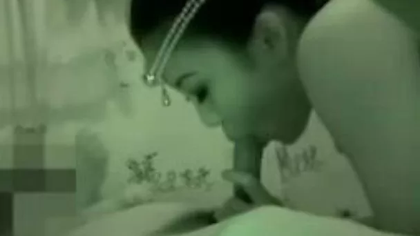 Cum-addicted Korean trollop rides my dick in cowgirl position