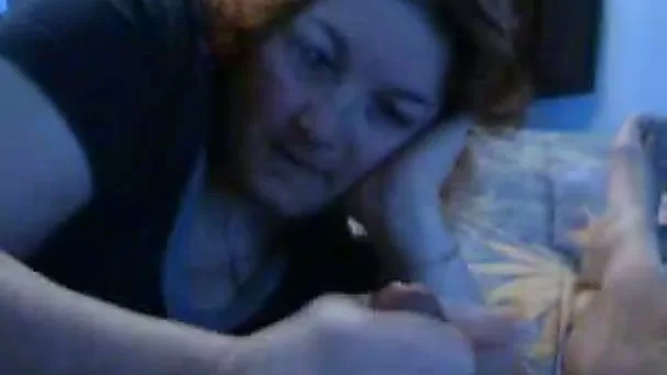 Lustful mature woman gives me one hell of a blowjob