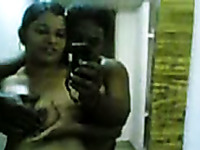 Busty chubby Indian wife all naked flashing big tits