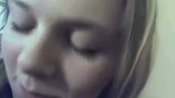 This lewd amateur chick can always be seen giving good fellatio on camera