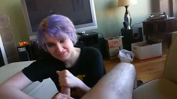 Batgirl will save the day and she is a handjob expert