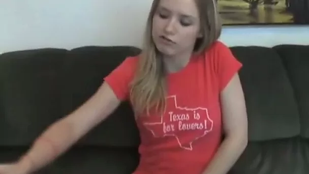 This hot chick from Texas masturbates like a pro and I love her small tits