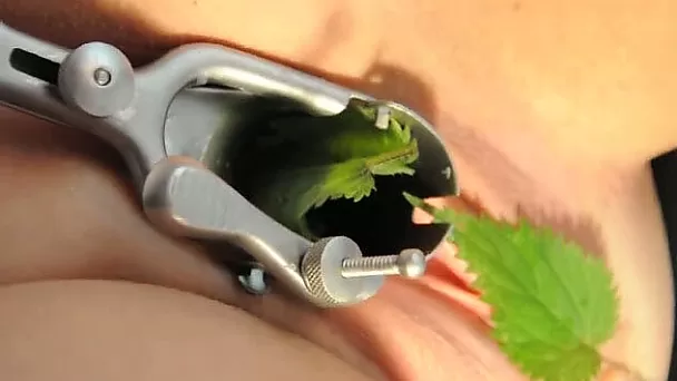 My slutty GF wants me to stretch her pussy with a vaginal speculum
