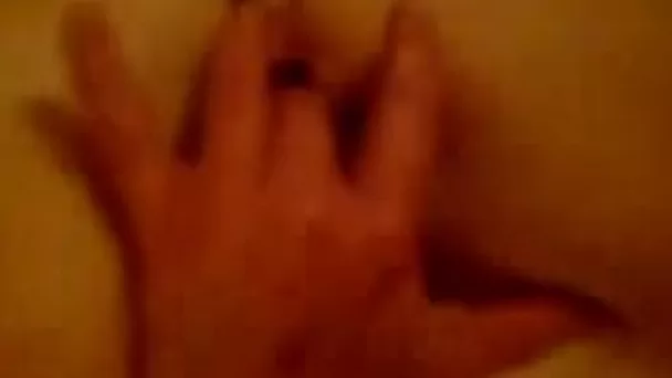 Playing with my blonde chick in bed on POV homemade video
