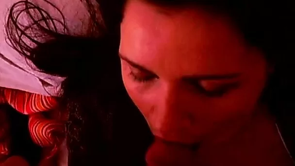 Here is my sexy brunette exgirlfriend on POV vid oral sex