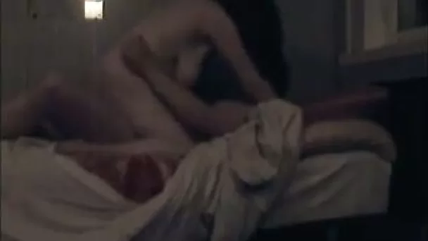 Horn-mad wife with big saggy boobs rides strong cock on top