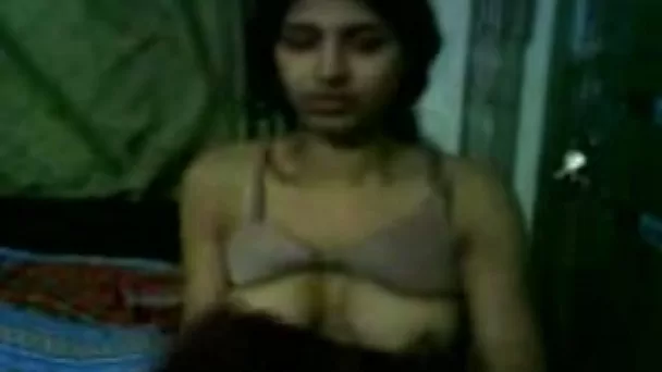 Sweet and shy Indian teen girlfriend can also suck dick well