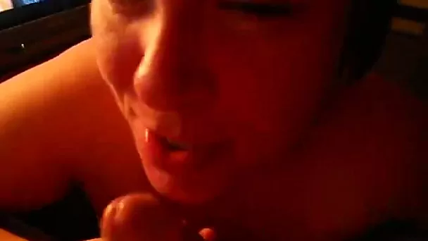 Chubby skanky amateur girlfriend was hungry for my cock