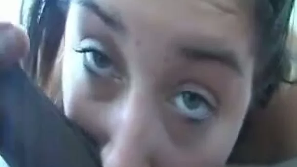 My big black dick for the plumpy busty girl on POV video