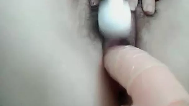 All she needs now is a nice cock in her twat and I love watching her solo clips