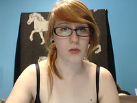 Even though she looks nerdy and demure she is a nasty webcam performer