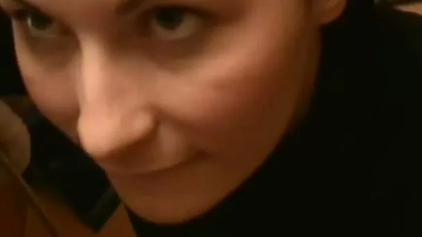 Luscious Russian chick Vika fucks doggystyle and gets jizzed in toilet