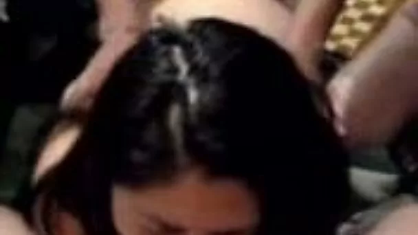 Friend sharing his Mexican wife with me for swinger party
