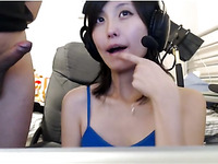 This Asian camgirl is a horny gamer girl who loves doing filthy things on cam