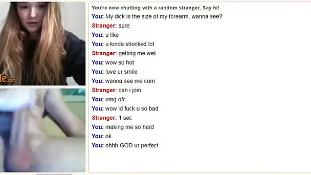 My dick is the size of my forearm and this curious girl wants to see it