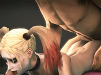 Bad girl Harley Quinn is a sex addict and she is fun to watch