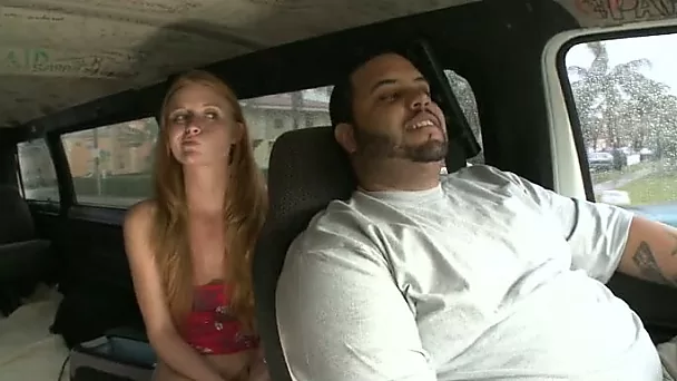 She was willing to flash her pussy and suck dick in the car
