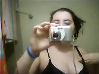 I like to show off my big tits in front of my camera