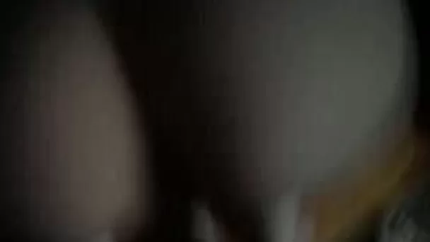 Nice smooth booty of my fuck buddy at night in anal action