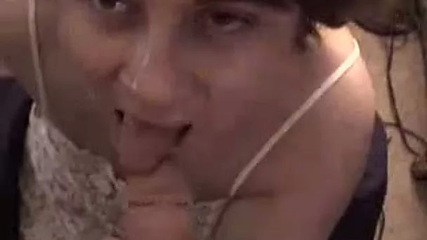 My lustful wifey gives me the hottest blowjob of my life